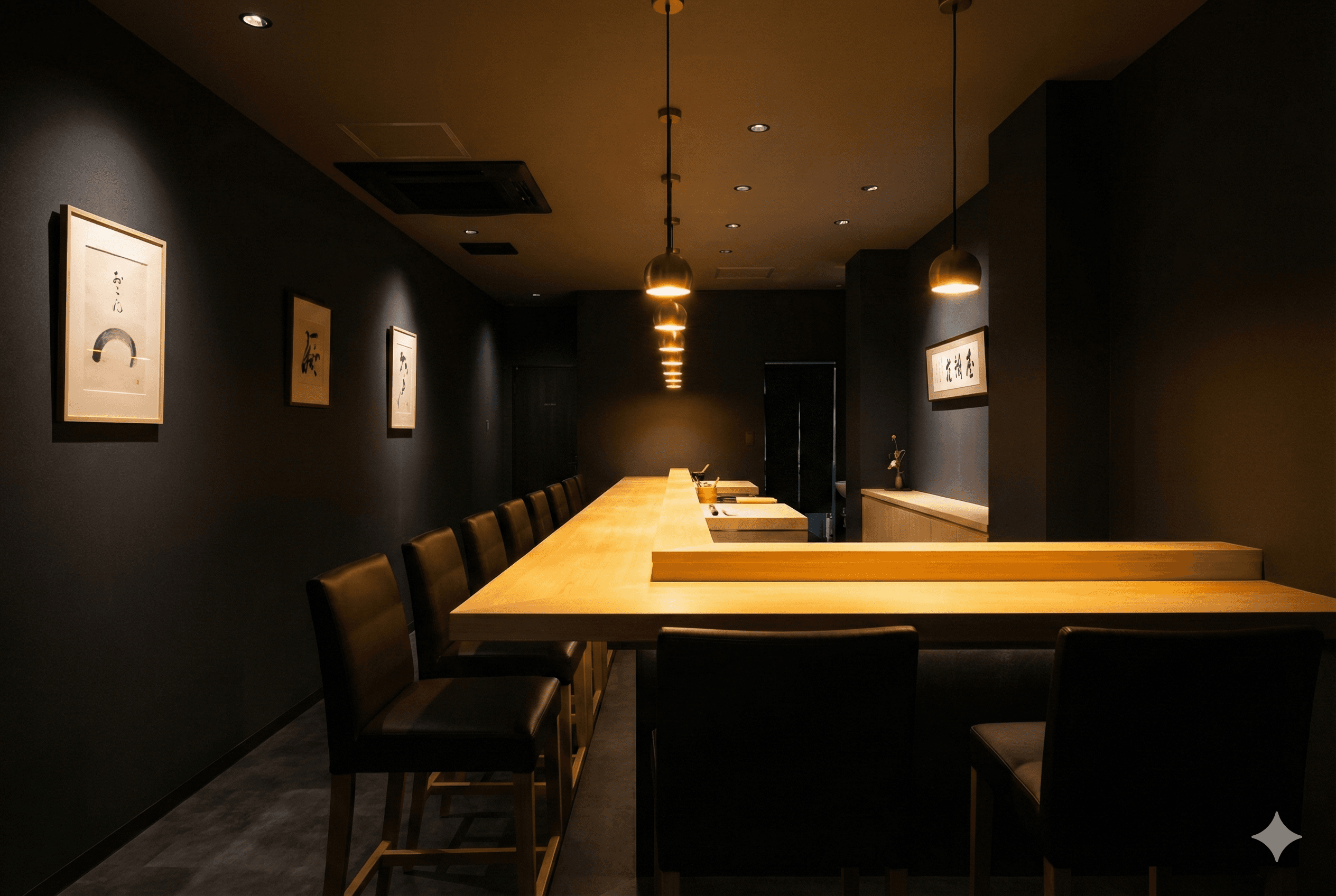 Interior counter seating