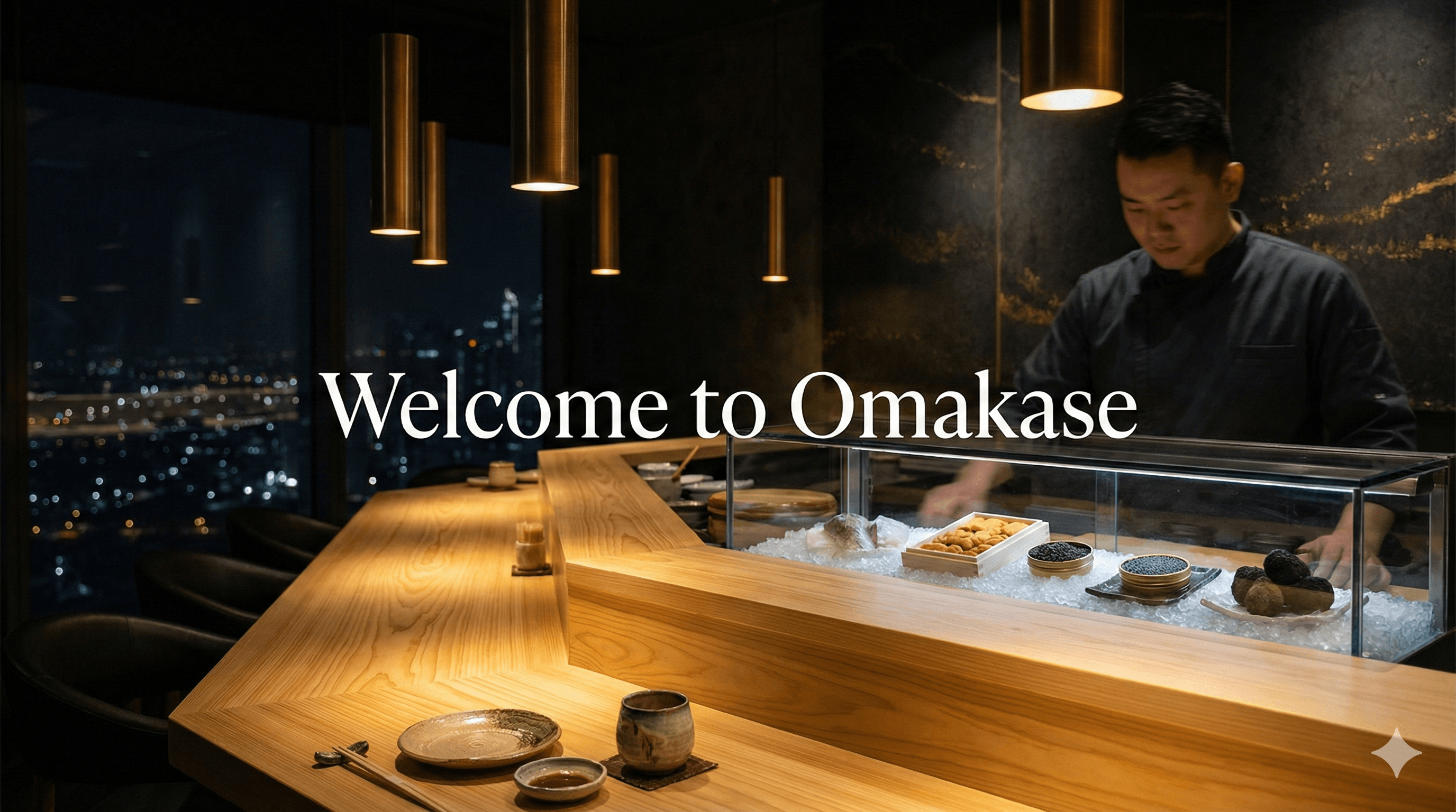 Omakase - Trust the journey.